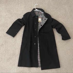 Burberry reverse wool gabardine car coat NWT